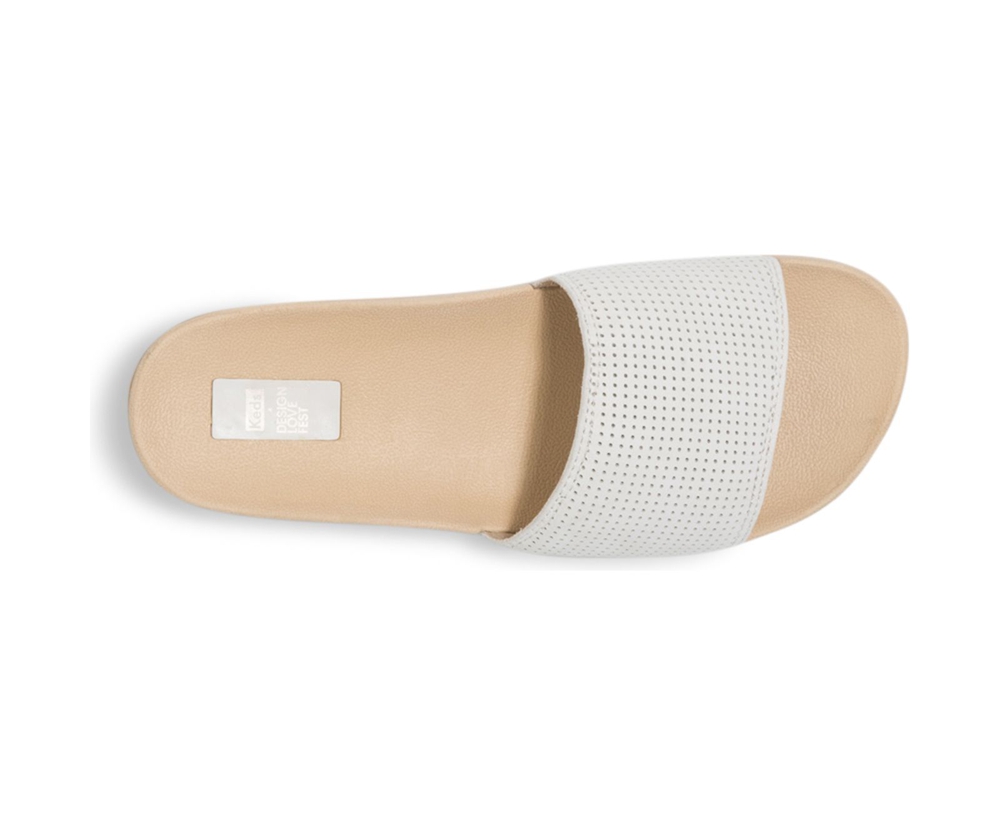 Σανδαλια Γυναικεια - Keds Design Love Fest Bliss - Λευκα/Καφε - ITRVU5970